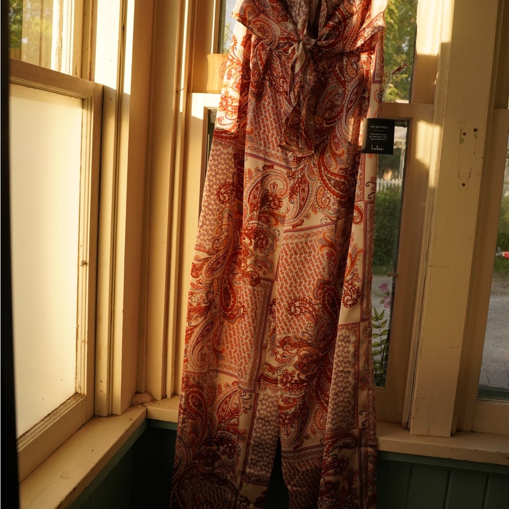 Lulu's Vibrant Paisley Sleeveless Jumper